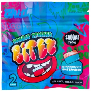 Bitez 2000mg THC Gummies Strawberry Watermelon