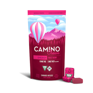 Camino Chews THC Gummies Energy Forest Berry 200mg