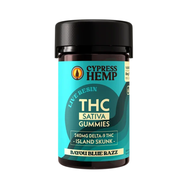 Cypress Hemp THC Sativa Gummies 240mg D9