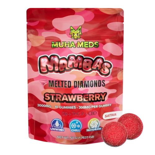 Muha Meds Melted Diamonds 3000mg THC Gummies